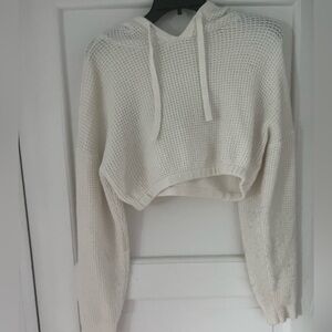 Aeropostale Knit Cropped Hoodie